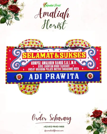 Papan Bunga Ucapan Selamat Growong Kidul